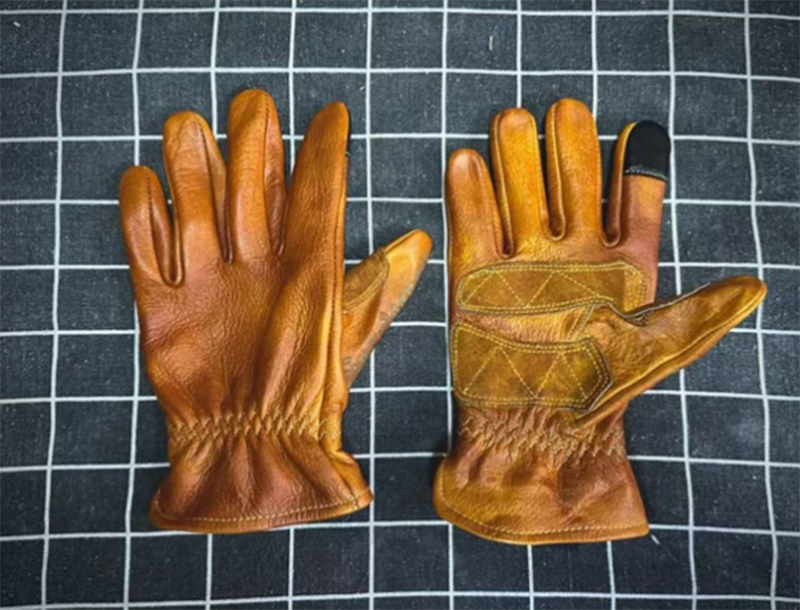 Guanti da moto retrò in vera p - Motorcycle Glove Knuckle recensione e prezzo