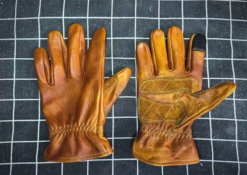 Guanti da moto retrò in vera p - Motorcycle Glove Knuckle recensione e prezzo