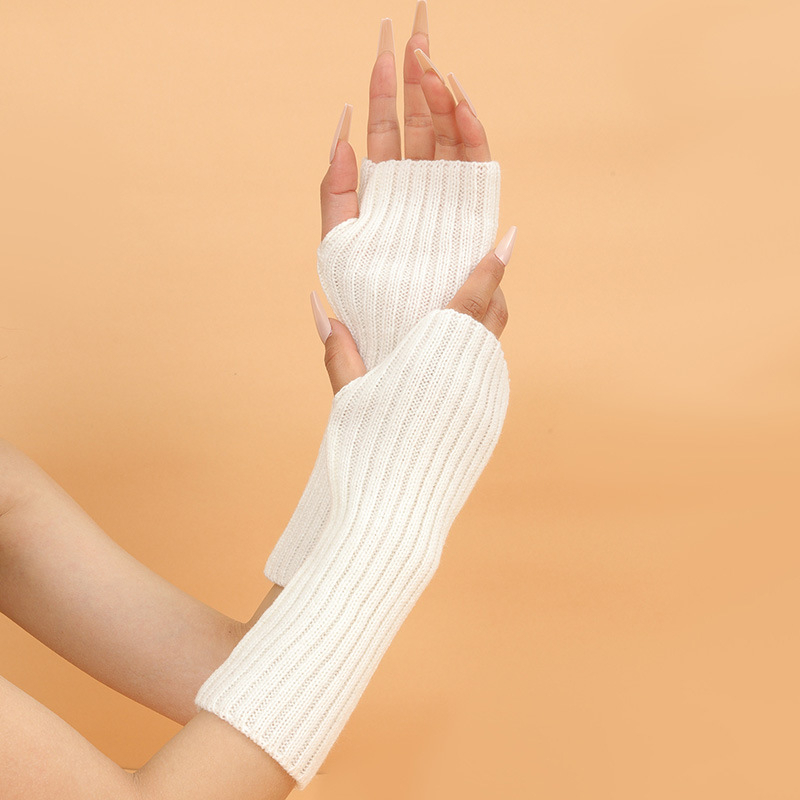 Guanti lunghi senza dita casua - Fingerless Glove Knit recensione e prezzo