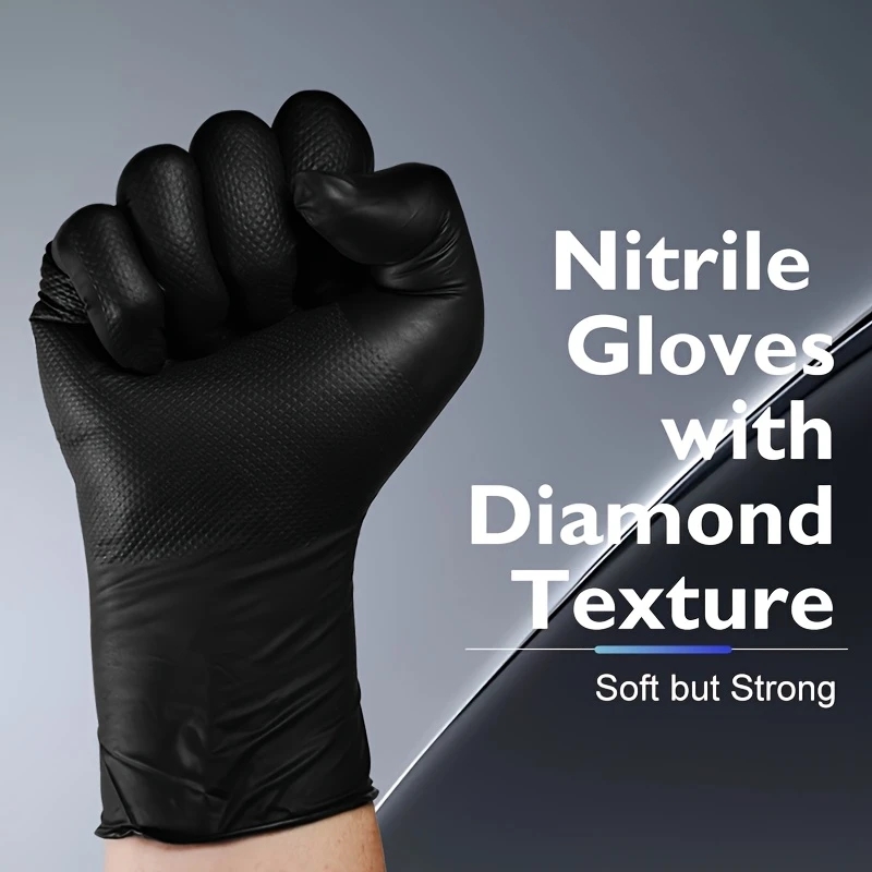 Guanti monouso in nitrile nero - Nitrile Mechanic Glove recensione e prezzo