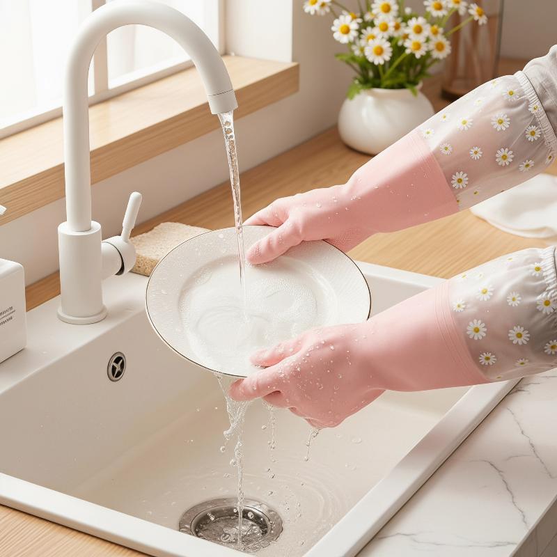 Guanti in Lattice Impermeabili - Rubber Glove Cleaning recensione e prezzo