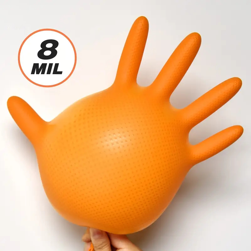Guanti in Nitrile Arancioni Re - Nitrile Mechanic Glove recensione e prezzo