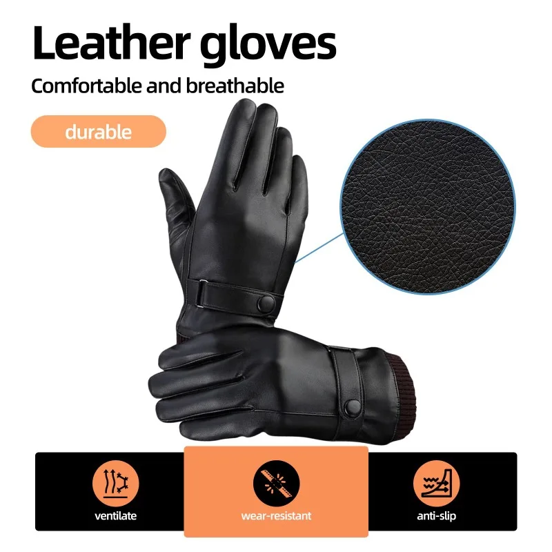 Guanti da uomo semplici e avan - Leather Driving Glove recensione e prezzo