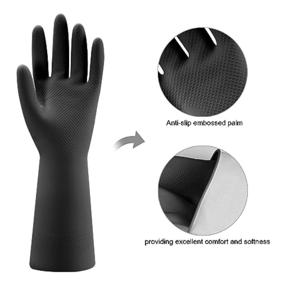 4 paia di guanti in gomma per  - Dish Glove Rubber recensione e prezzo